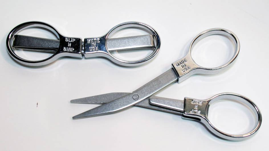 Slip-N-Snip Folding Scissors.